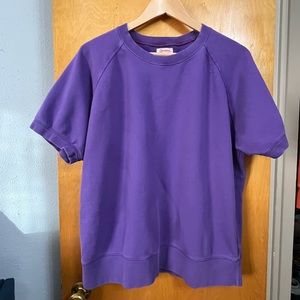 Todd Snyder + Champion short sleeve sun-faded purple sweatshirt XL